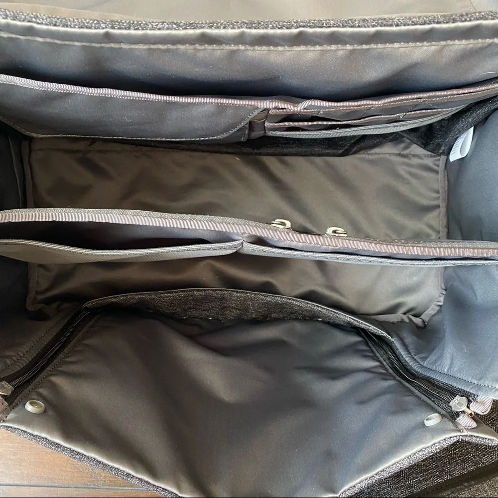 Gray Hie by Grovia Diaper Bag Backpack Travel Large